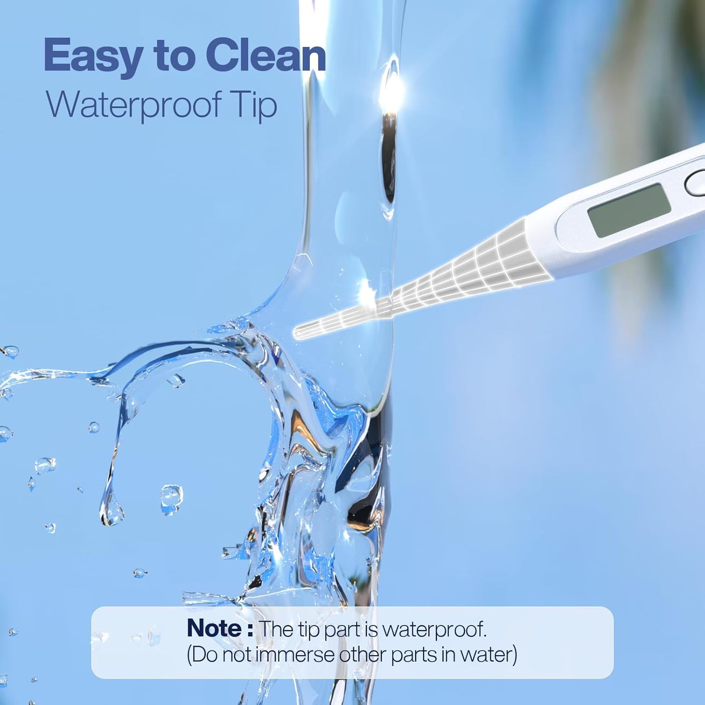 Boncare 10 Seconds Digital Thermometer for Adults and Kids - Accurate & Safe Rectal Thermometer for Baby with Fever Alarm, Oral Thermometer (Gray)