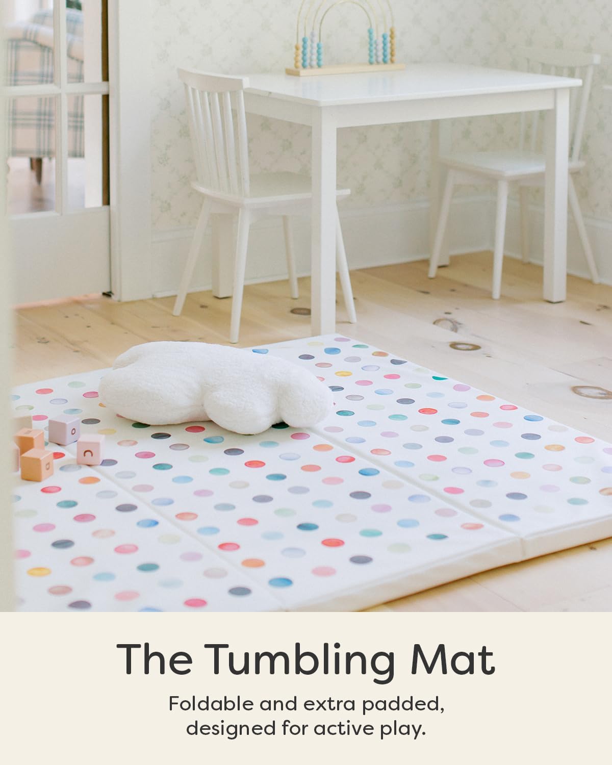 Foldable Baby Tumbling Mat – Foldable Kids Play Mat | Durable, Stylish, and Cushioned Design