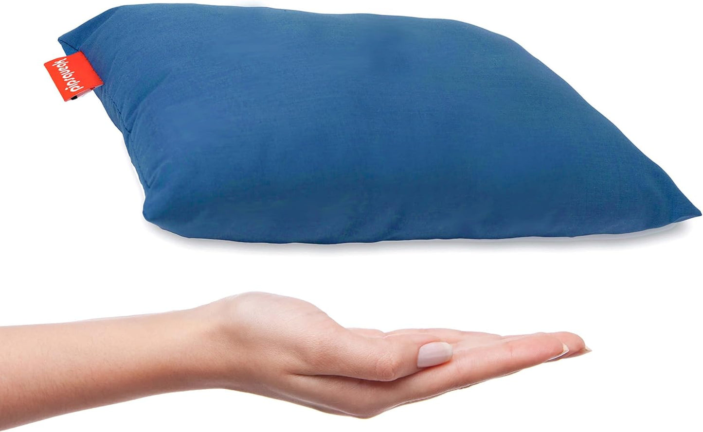 Pipsqueak Microfiber Pillow - Small, Mini, Tiny - 11 x 7 in - Perfect for Travel, Cars, Airplanes, Camping, Dogs, Toddlers, Kids, Lumbar, Knees and Neck - Ages 2 Yrs and Up