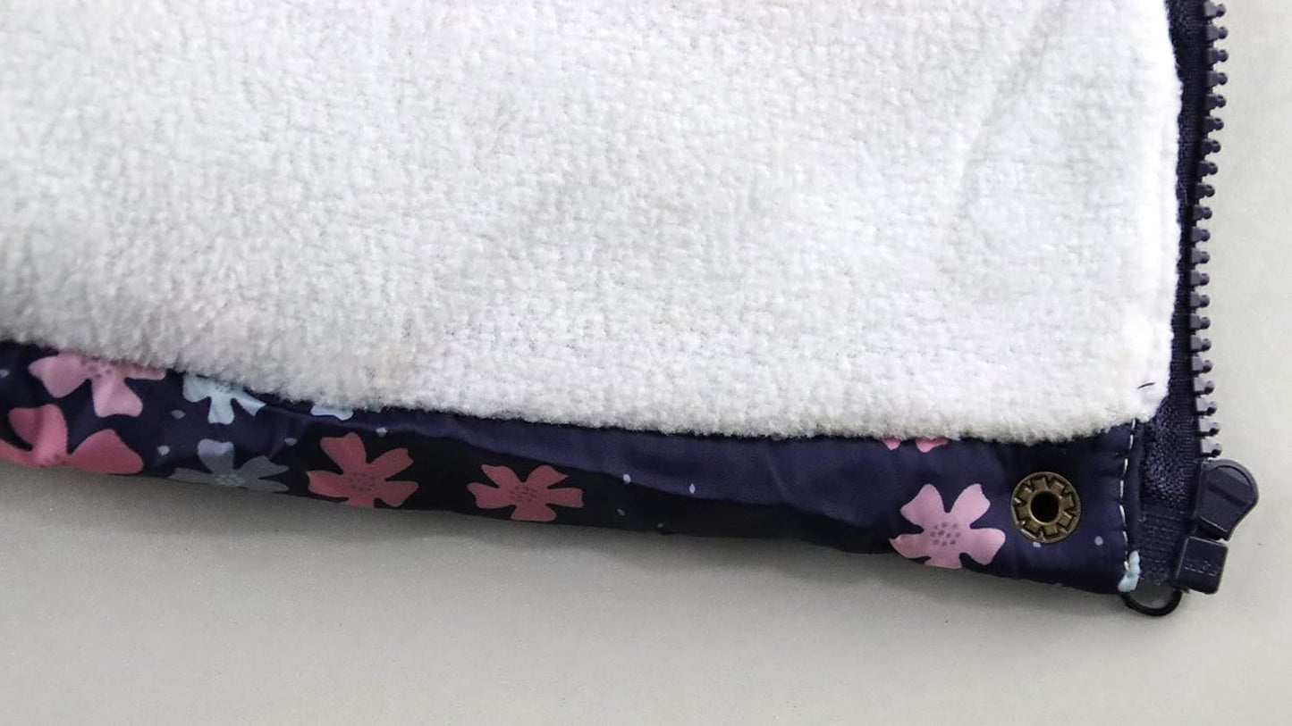 Miss Bei Girl's Winter Coat Jacket Hooded Kids Toddler Flower Print Parka Outwear Warm Cotton Puffer Hooded Jacket