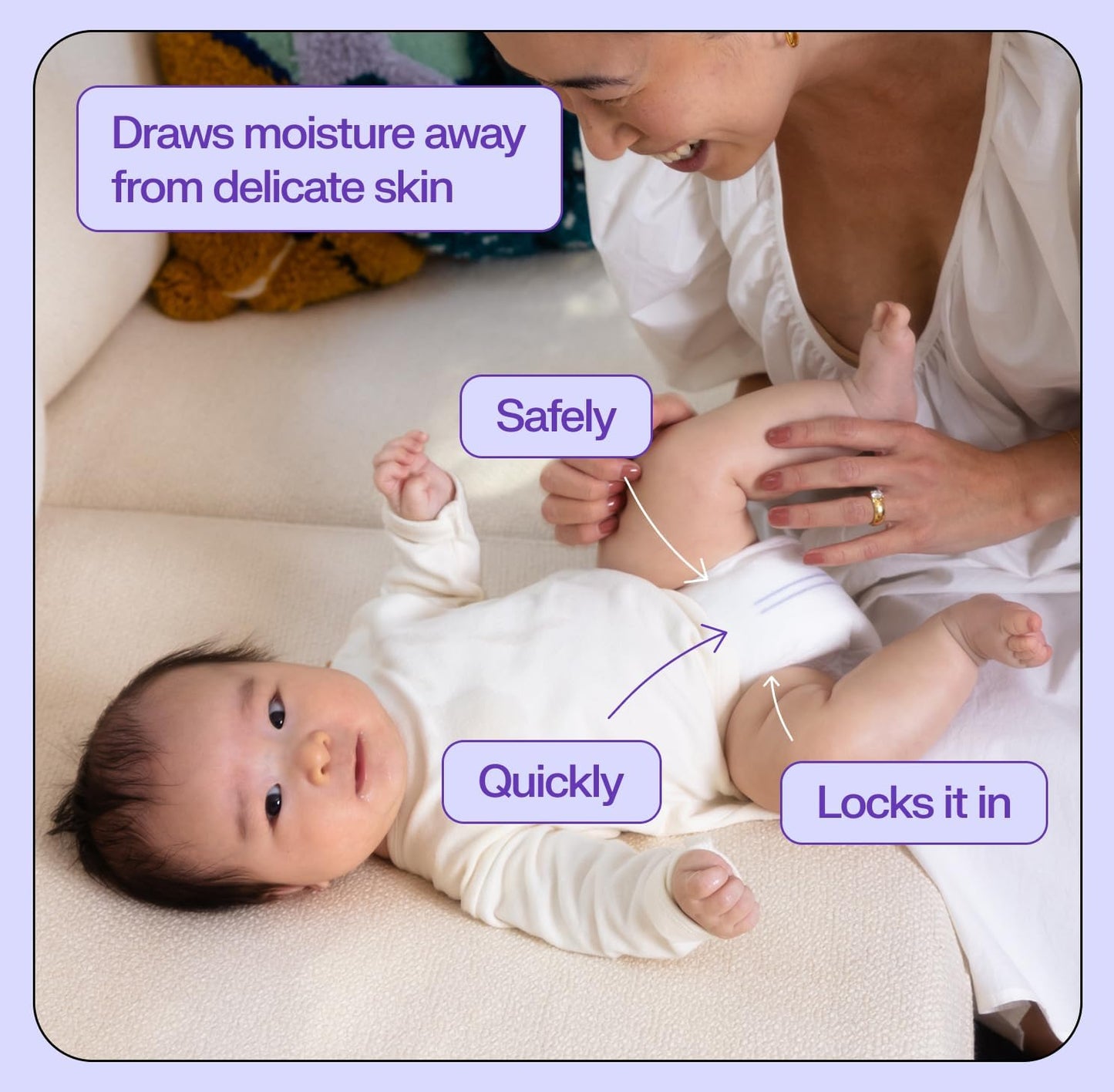 Freestyle Diapers – (Size 6) Hyper Absorbent & Non-Toxic – Disposable Diapers for Sensitive Skin – Ultra Soft Diapers (35+ lbs) – 120 Count