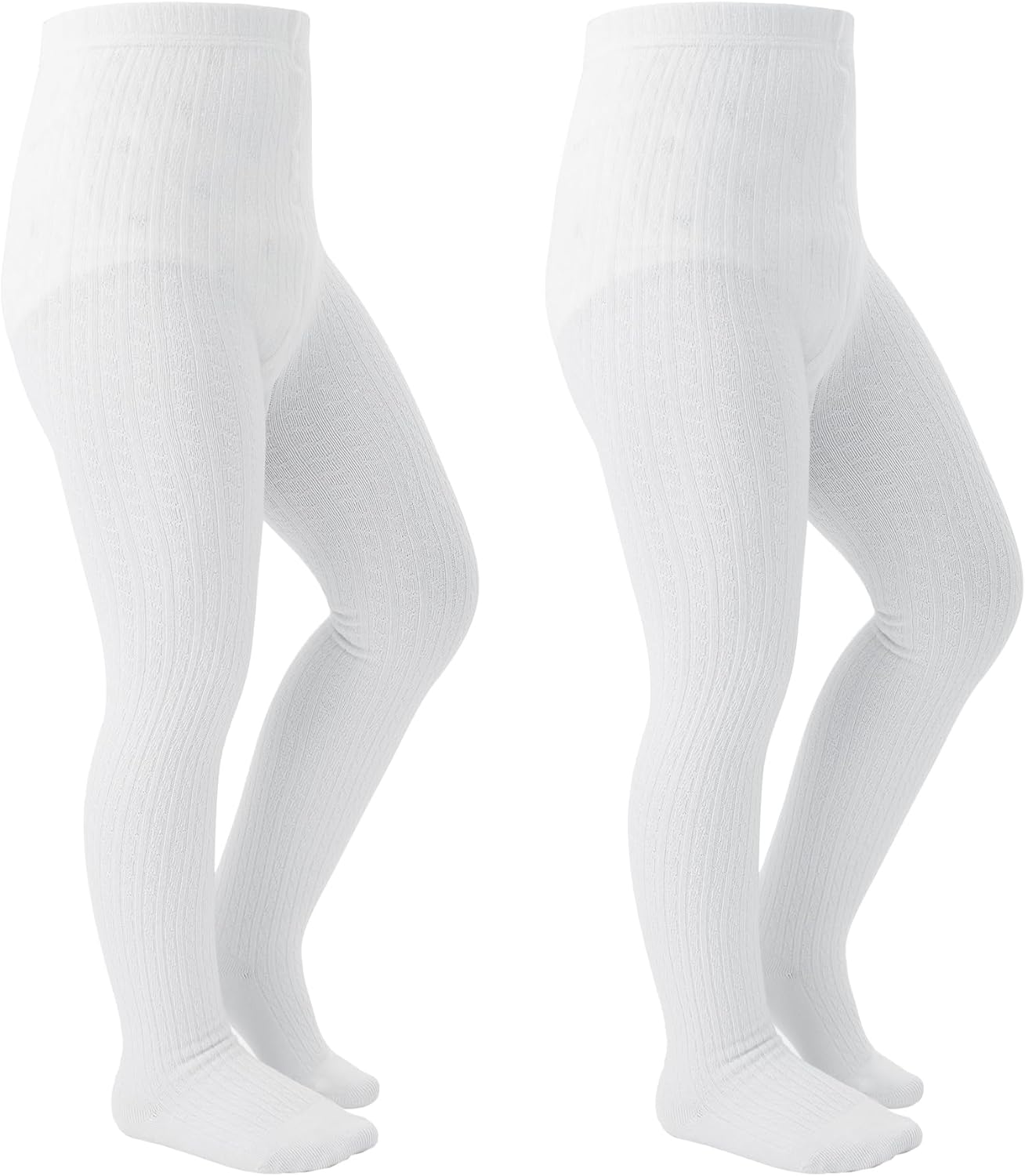 Girls Tights Seamless Toddler Stockings Tights Soft Cotton Cable Knit Baby Girl Tights Leggings 4-12 Years