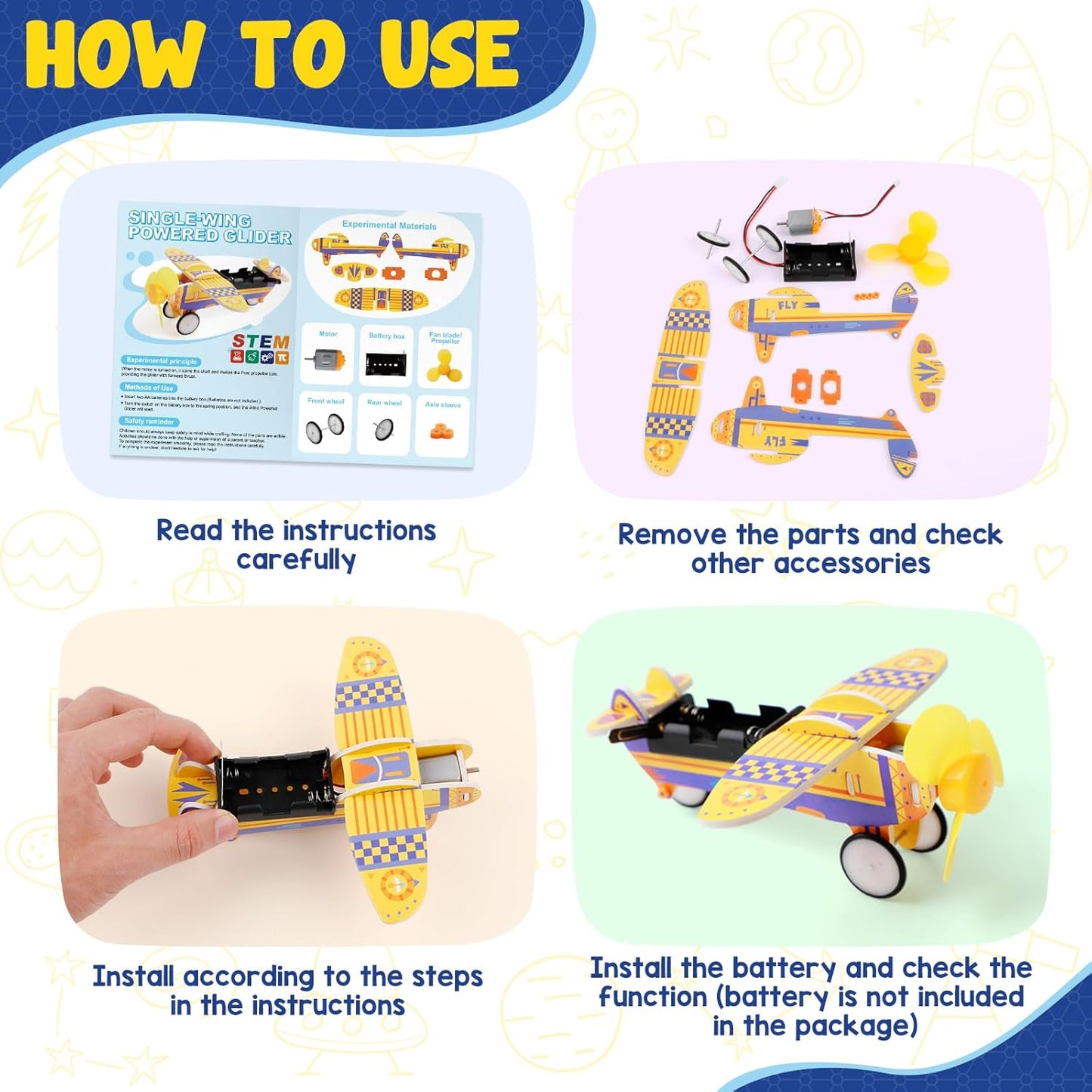 STEM Kits for Kids Age 8-10, STEM Toys for Boys Age 8-12, Science Experiments Robotics Engineering Projects Crafts Robot Building Activities for 6 7 8 9 10 11 12 13 14 Year Old Boys