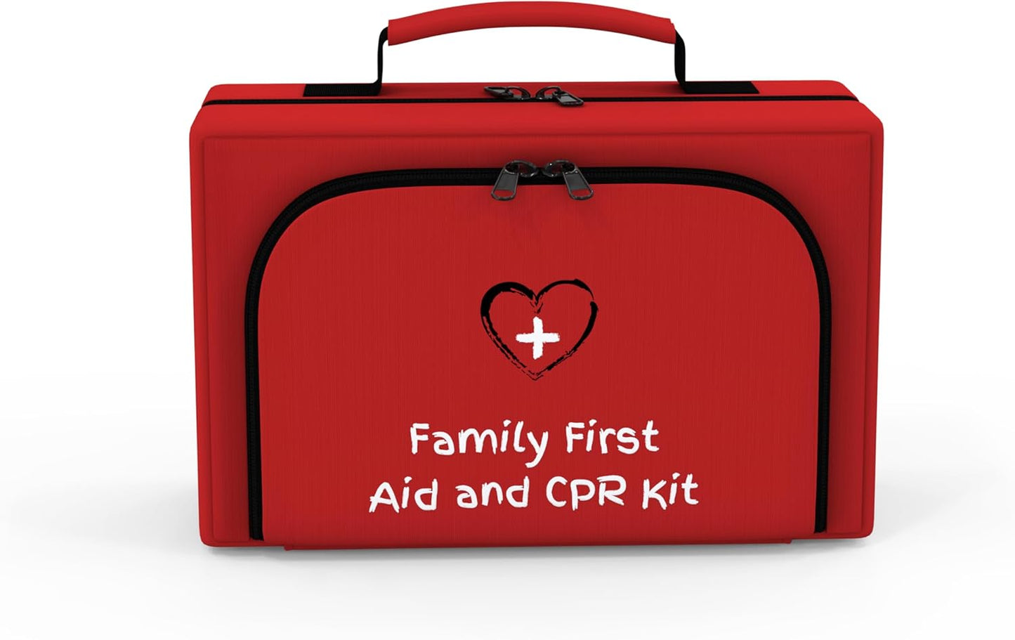 Family First Aid & CPR Kit - Emergency Medical Kit for The Entire Family, Child, Kids, and Youth. Perfect for Camping, Travel, Car, Hiking, Sports, Outdoor, and Home - First Aid Guide Life Safety Pro