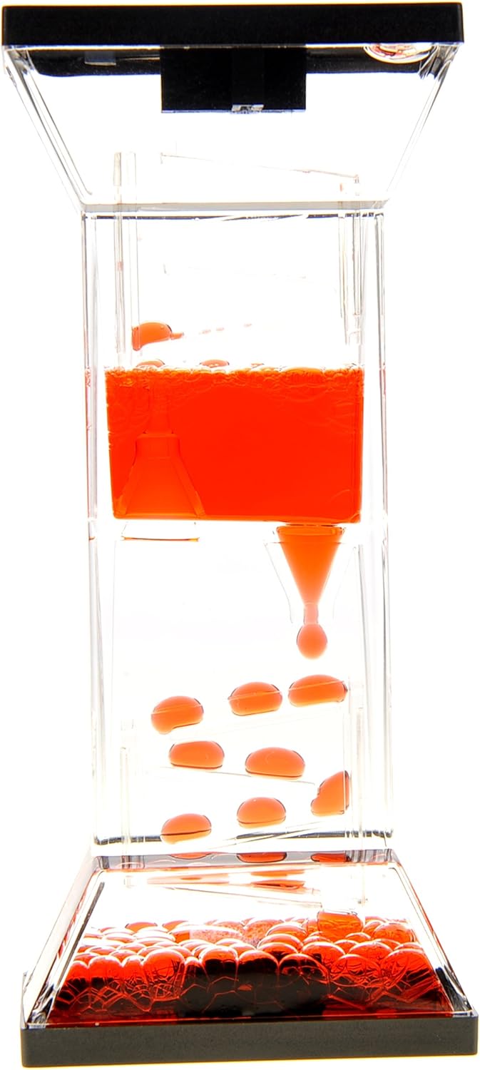 Liquid Motion Bubbler Sensory Toy, Fidget Toy for Desk Tops | Calming and Relaxing ADHD, Anxiety, and Autism Toy for Kids and Adults | Handheld Water Game