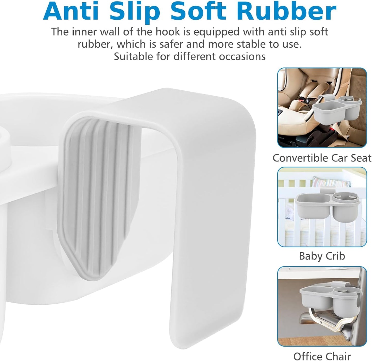 Accmor Child Cup Holder Snack Tray for Convertible Car Seats, Universal Child Cup Holder Compatible with Most Baby Car Seat Models