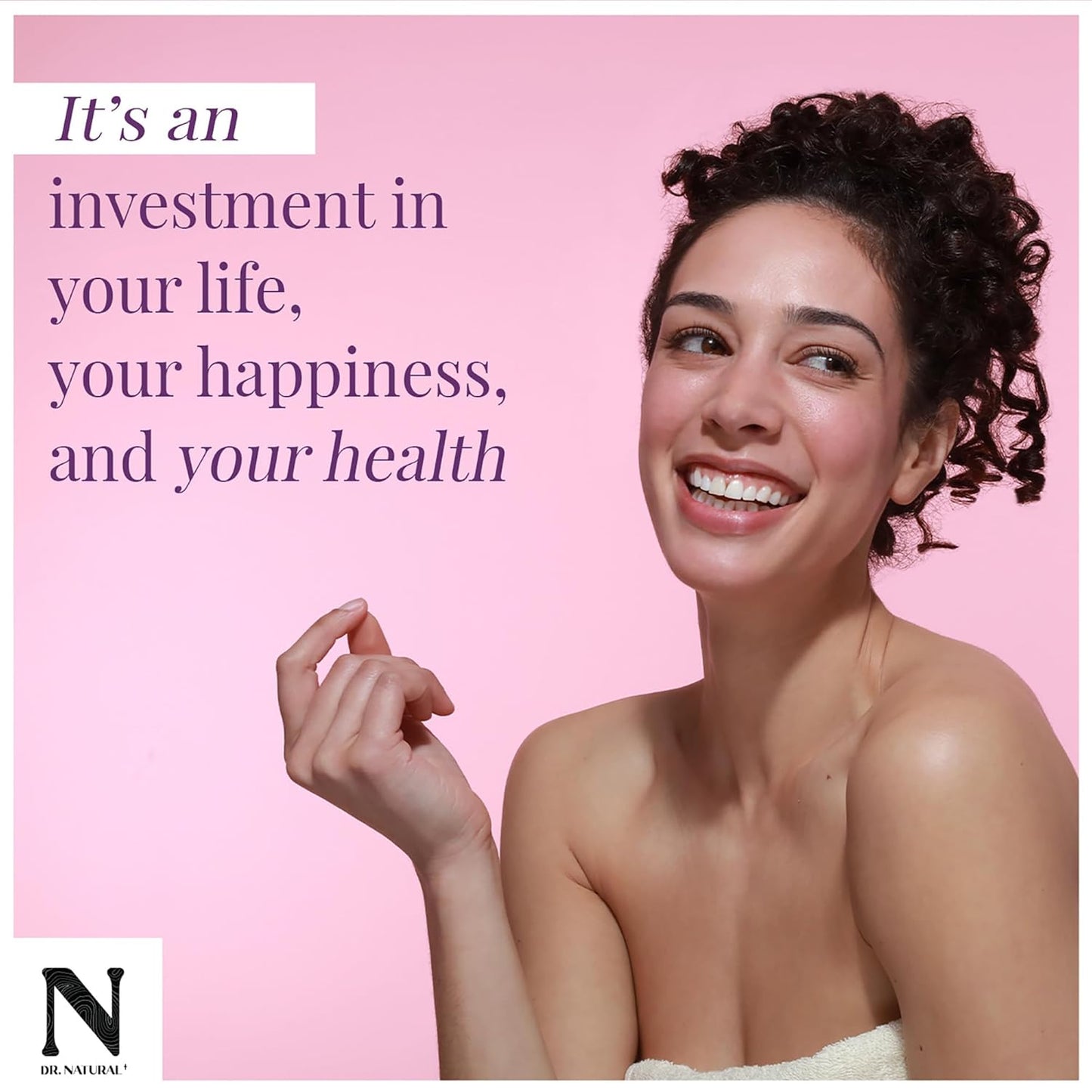 Dr. Natural 3-in-1 Tear-Free Baby Plus Kids Soap - Head-to-Toe Soap and Shampoo - Sensitive Skin Moisturizing Body Wash - Lavender - 16 oz