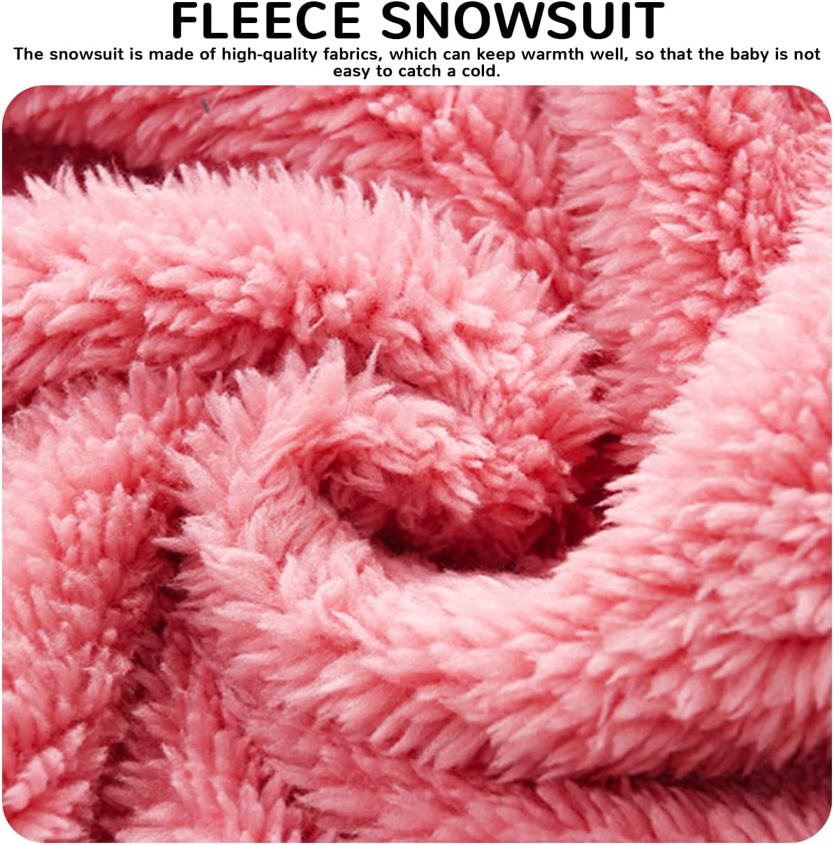 Baby Boy Girl Snowsuit Winter Warm Clothes Coat Infant Jumpsuit Toddler Outfit