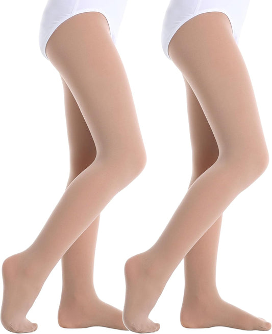 Toddler Girls Tights Dance Ballet Footed Leggings Ultra Soft Stockings for Kids Students
