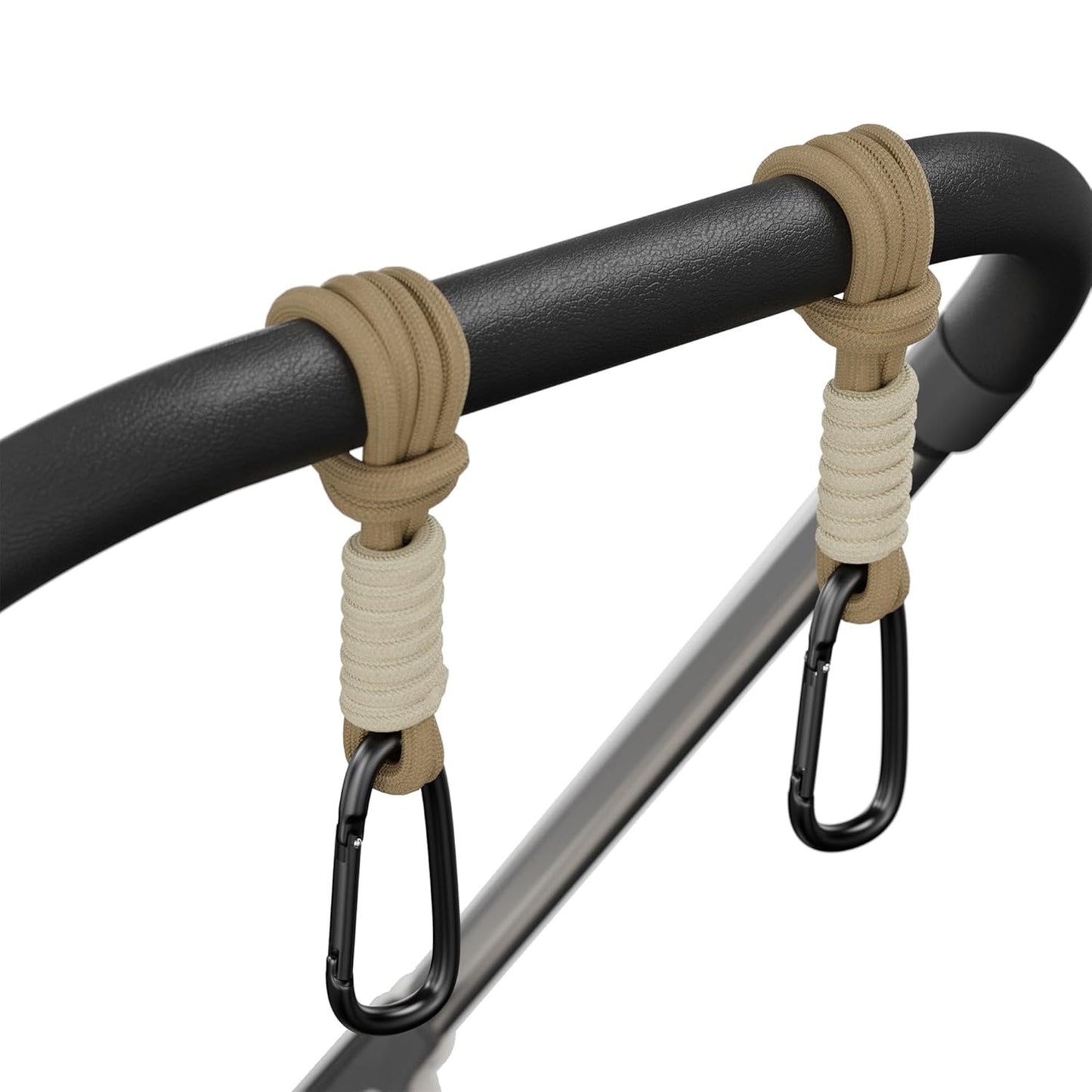 SURDOCA Baby Stroller Hooks, Stroller Clips and Hooks for Diaper Bag, Mommy Bag Hook for Stroller Heavy Duty, Universal Stroller Hanger and Strap, Stroller Accessories for Mom