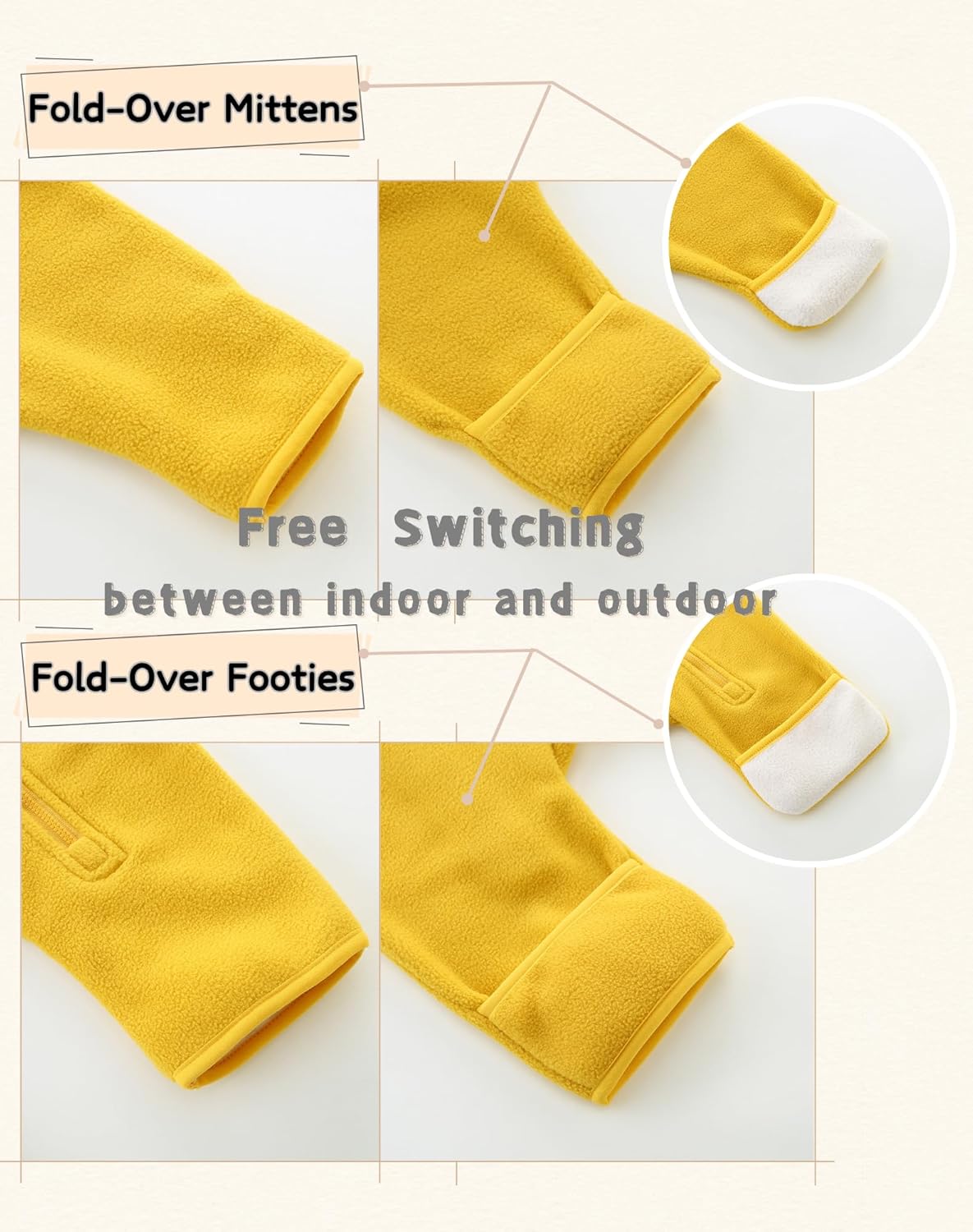 Newborn Baby Fleece Jumpsuit Girls Boys Winter Hooded Coverall Romper Cute Baby Snowsuit Clothes