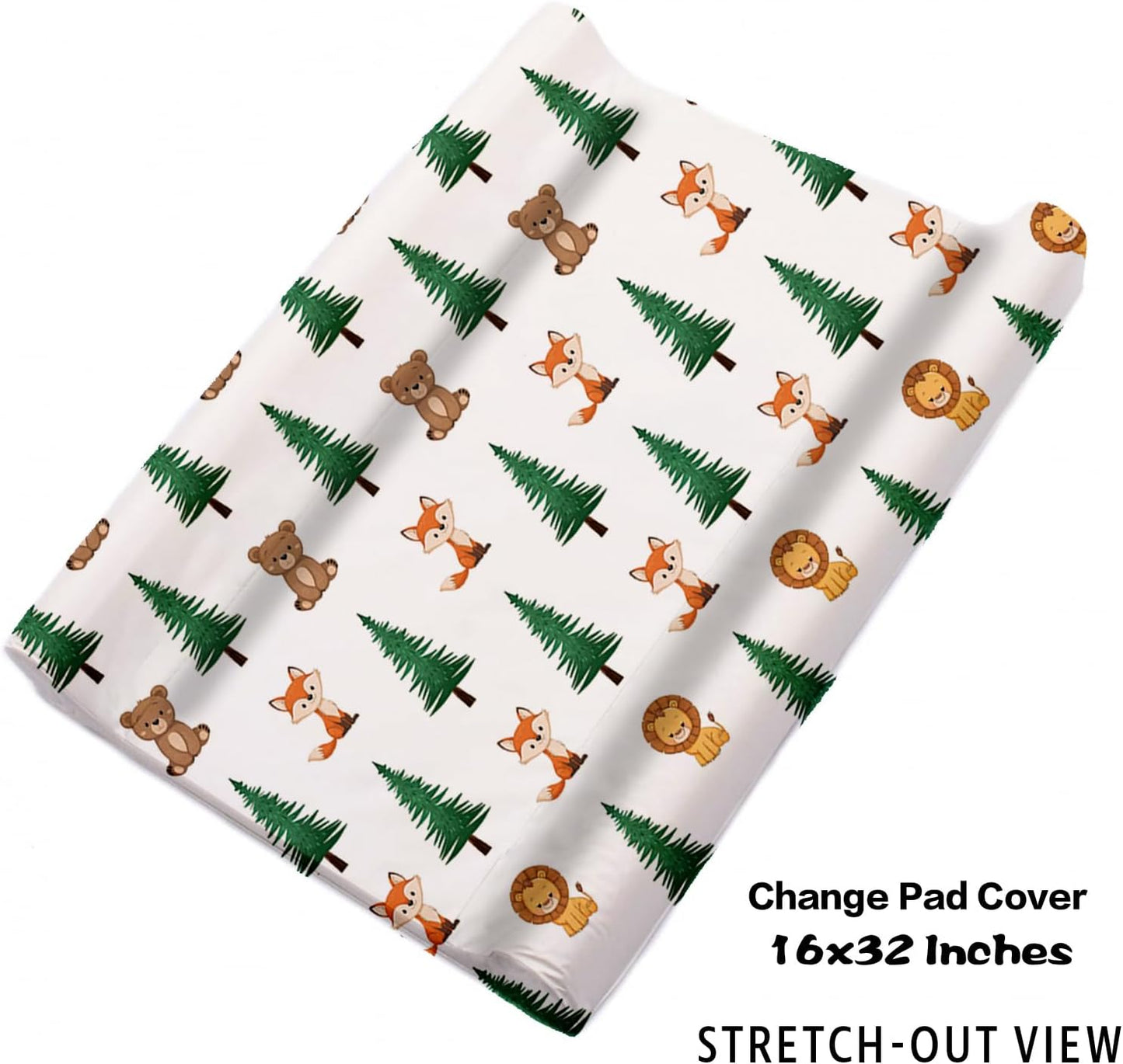 Custom Nursery Crib Bedding Set: Personalized Name 4 Piece Animal Theme Baby Crib Sets for Boys Girls - Toddler Double Layer Blanket Set, Comfortable Crib Bed Sheets for Baby Toddlers