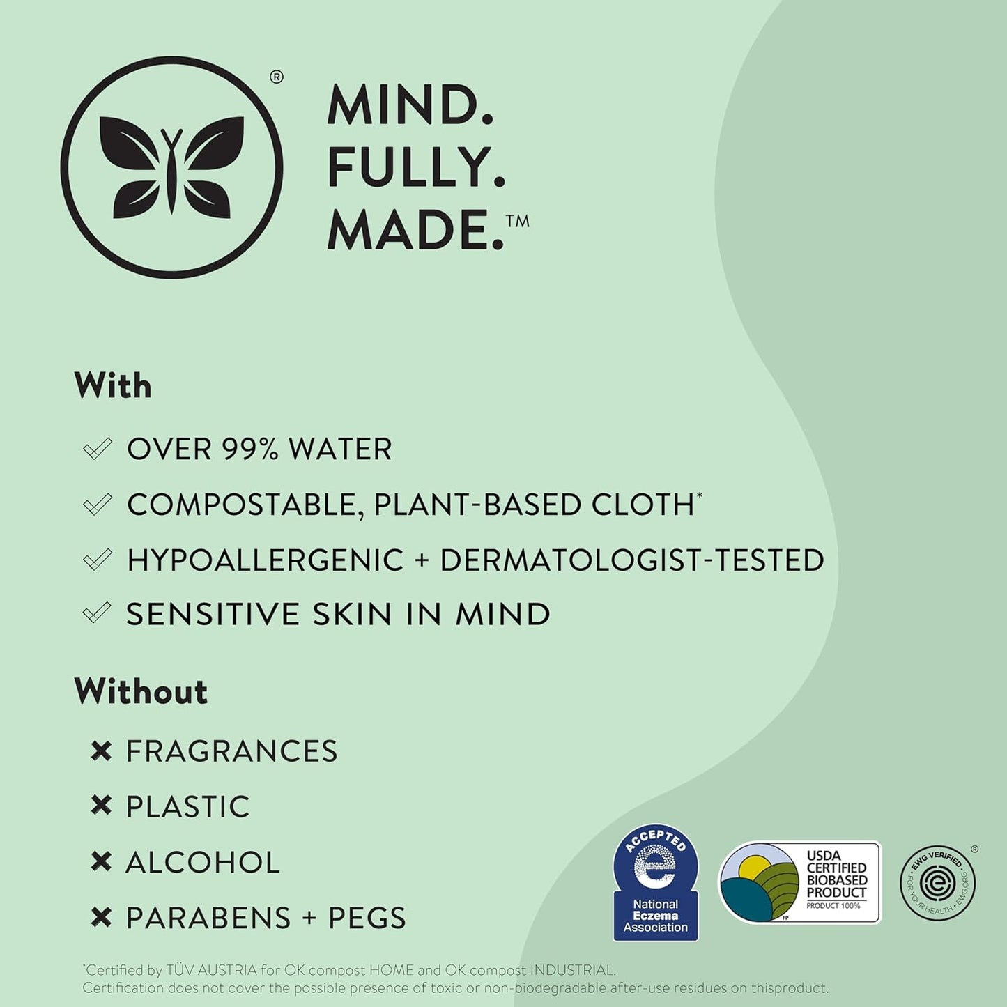 The Honest Company Clean Conscious Multi-Use Wipes | Hypoallergenic + Unscented for Sensitive Skin | Over 99% Water, Compostable, Plant Based, Baby Wipes | Pattern Play, 720 Count