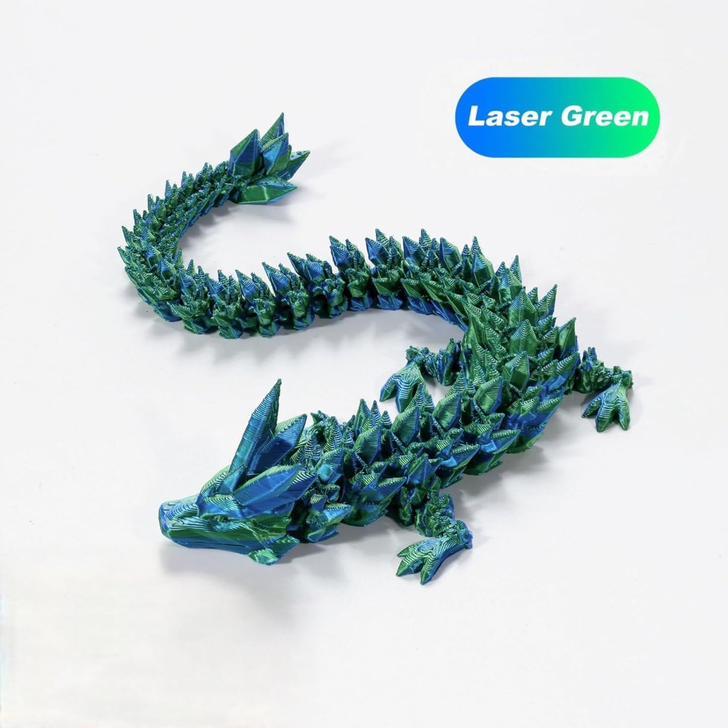 3D Printed Dragon in Egg, Full Articulated Dragon Crystal Dragon with Dragon Egg， Home Office Decor Executive Desk Toys, Adults Fidget Toys for Autism ADHD，3D Printed Gift