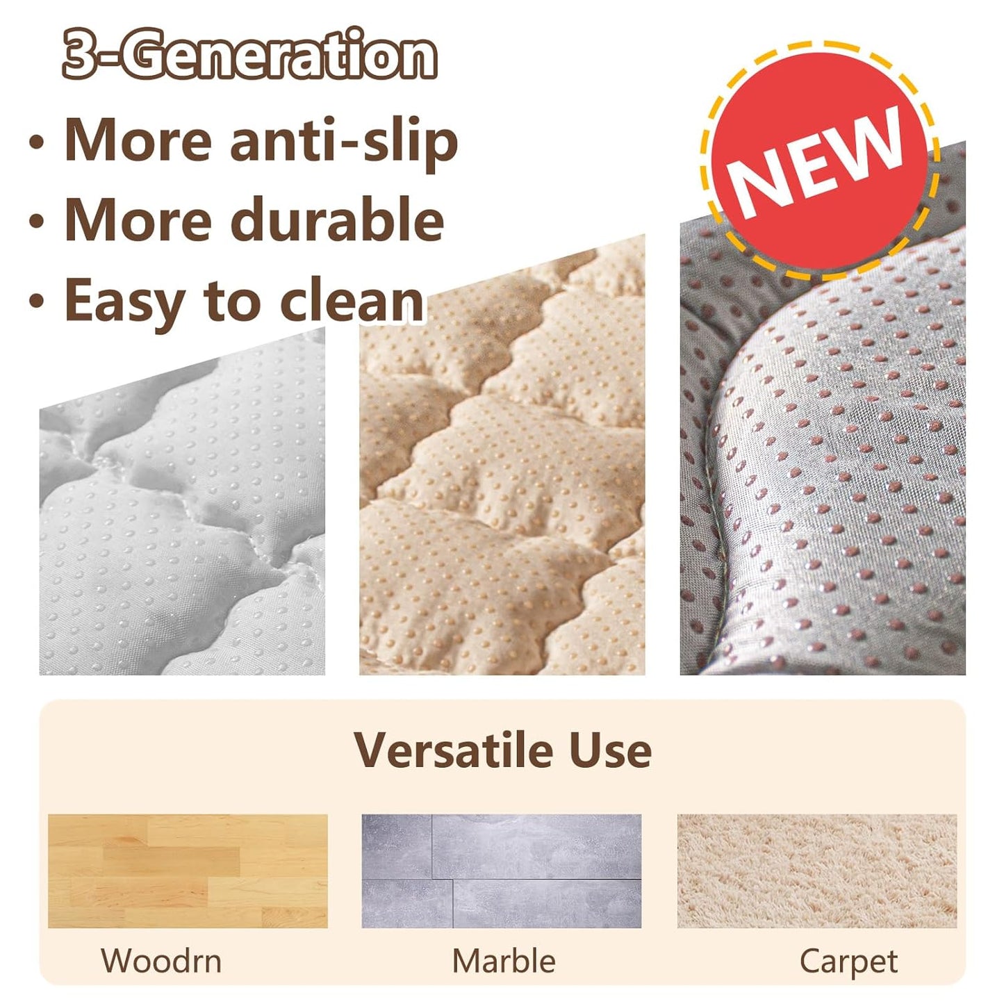 Baby Play Mats for Floor, 71”x59” Upgraded Thickness & Larger Super Soft Playmat for Babies and Toddlers, Foldable Washable, Upgrade Anti-Slip Crawling Mat for Playpen(High Contrast)