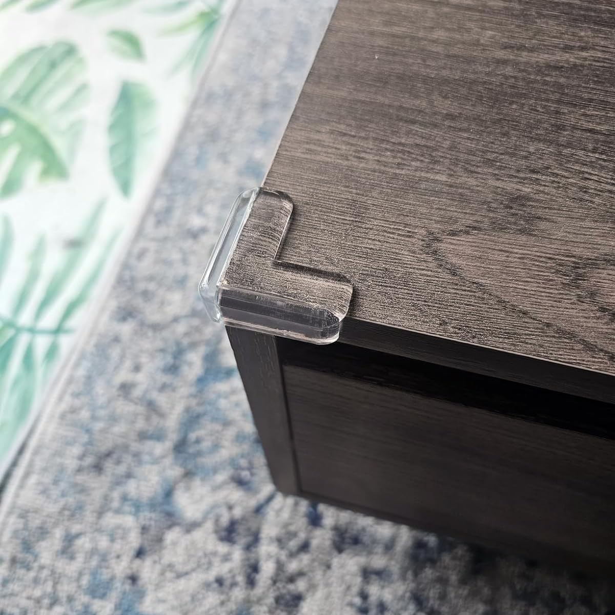 8 Pack Corner Protector Baby, Clear Coner Guard Furniture Corner & Edge Safety Bumpers Cushion for Table Edges & Sharp Coners, Baby Proofing, L Shaped