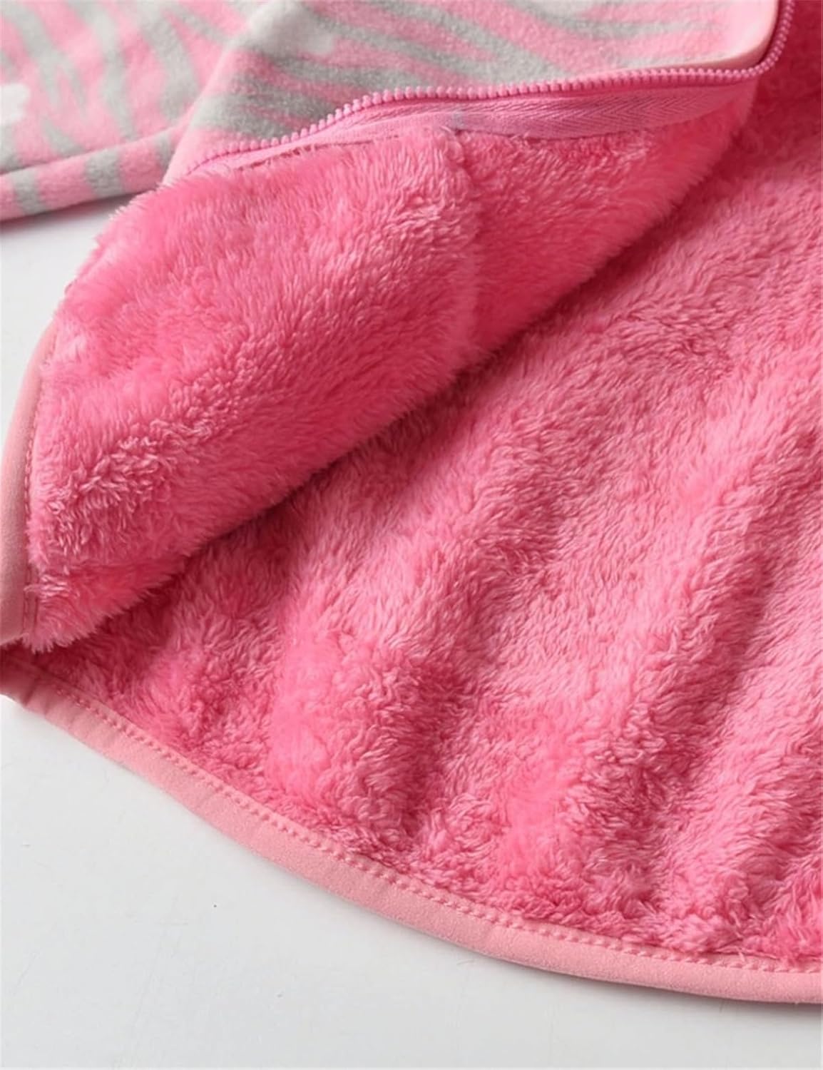 Toddler Printed Polar Fleece hooded Jacket Baby Boys Girls Kids Winter Warm Spring Autumn Outerwear Soft Lightweight