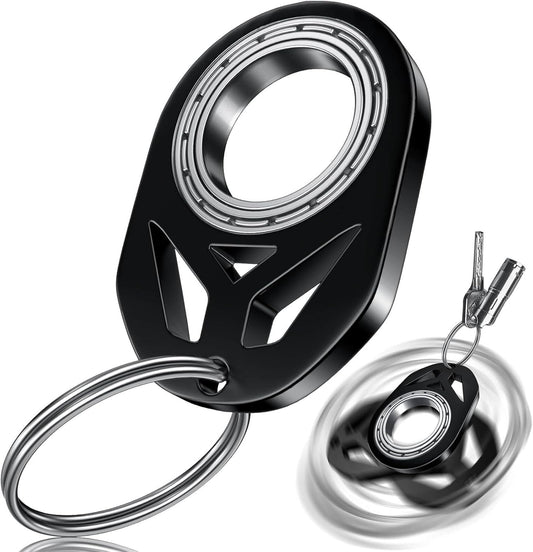 Keychain Spinner, Fidget Keychain, Spinning Keychain Fidget, Fidget Keychain for Adults, Metal Fidget Spinner Keychain Toys for Key