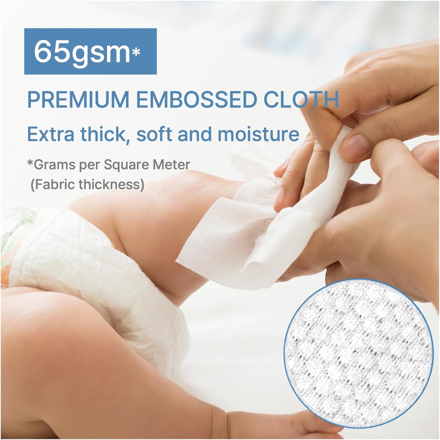 BEBESUP-Korea’s #1 Sensitive Baby Wipes -Hypoallergenic Water-based Unscented Alcohol-Free Extra-Thick Ｏrganic Superfood Extracts Plant- Based for sensitive skin Flip-Top 640 Count (8 Packs)