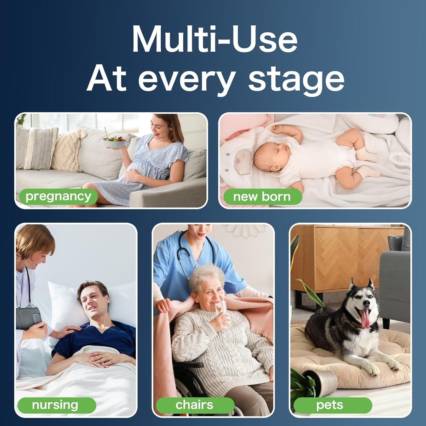 Disposable Pads 23"×36" (100pcs) Moderate Absorbent Underpads Incontinence Bed Pads Disposable Chucks, Pee Pads for Kids, Adults and Pet