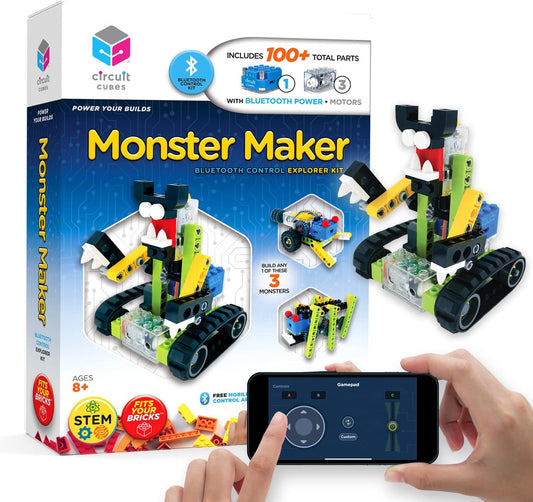 Monster Maker Kit – Remote Control Robotics Kit - STEM Learning Toy for Kids Age 8 and Up