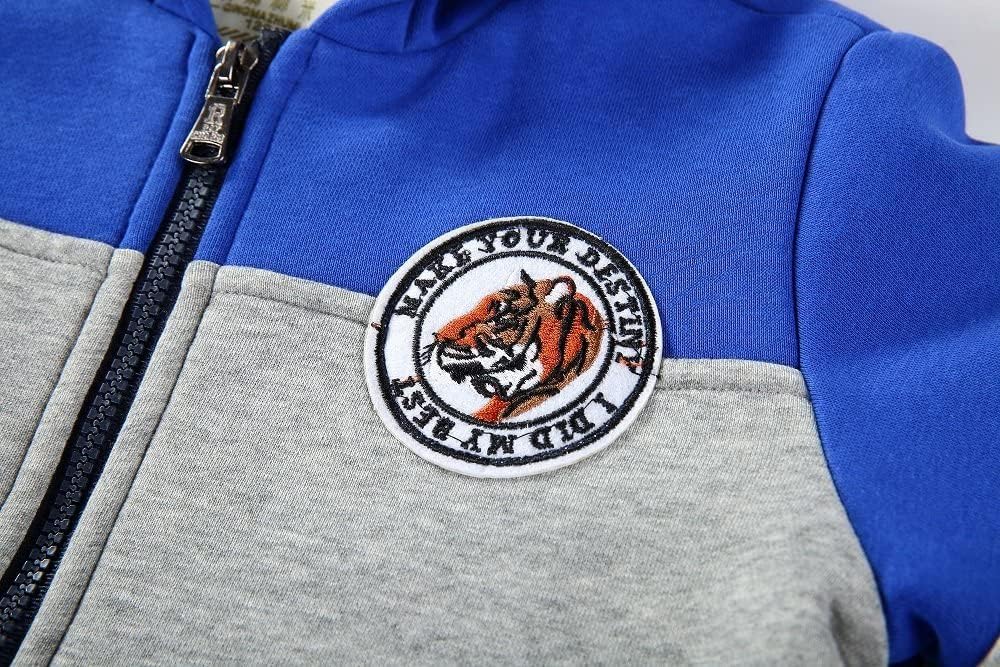 Bumeex Kids Boy's Girl's Sherpa Fleece Lined Jacket Spring Fall Winter Zip up Sweatshirt Hoodie 2-14Y(Toddler/Kid)