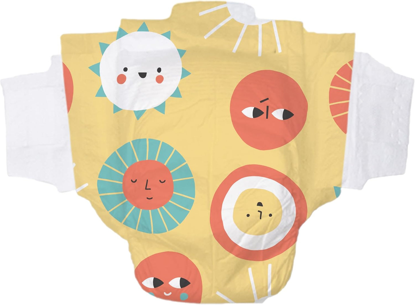 Hello Bello Premium Diapers Size 6, 68 Count Disposable, Extra-Absorbent, and Hypoallergenic Baby Diapers with Snug and Comfort Fit, Sunnyside Up Pattern Value Pack