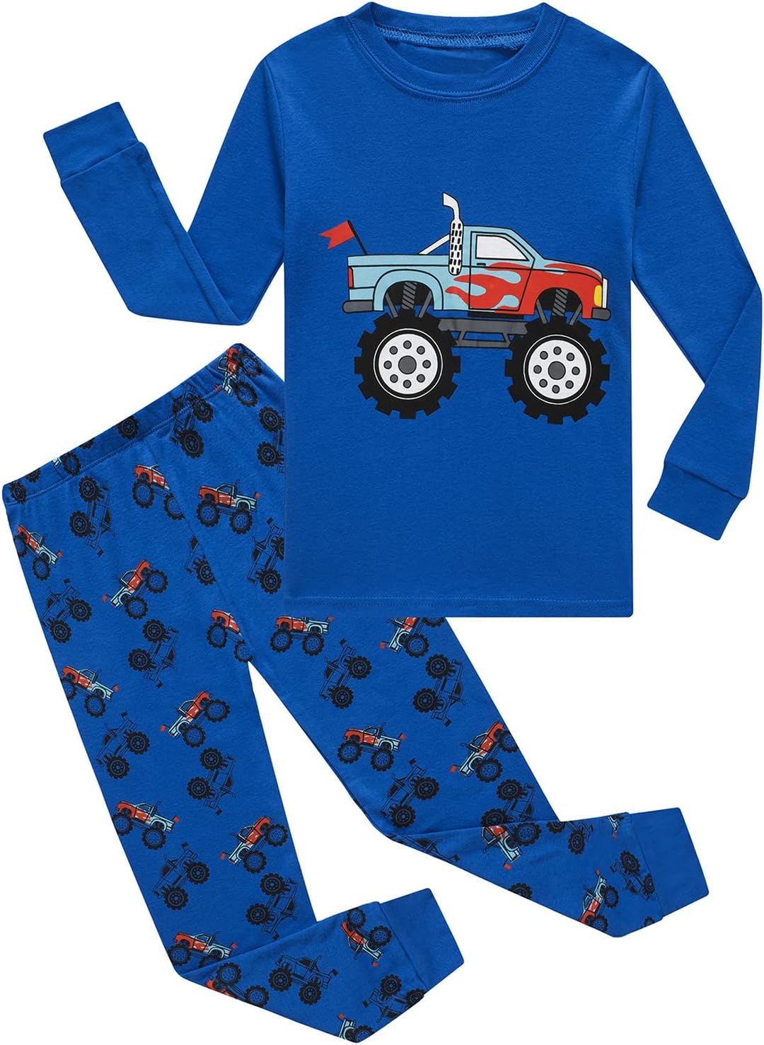 Boys Cotton Pajamas Long Sleeve Toddler Boys Pjs Kids Sleepwear Sets 18months-18years