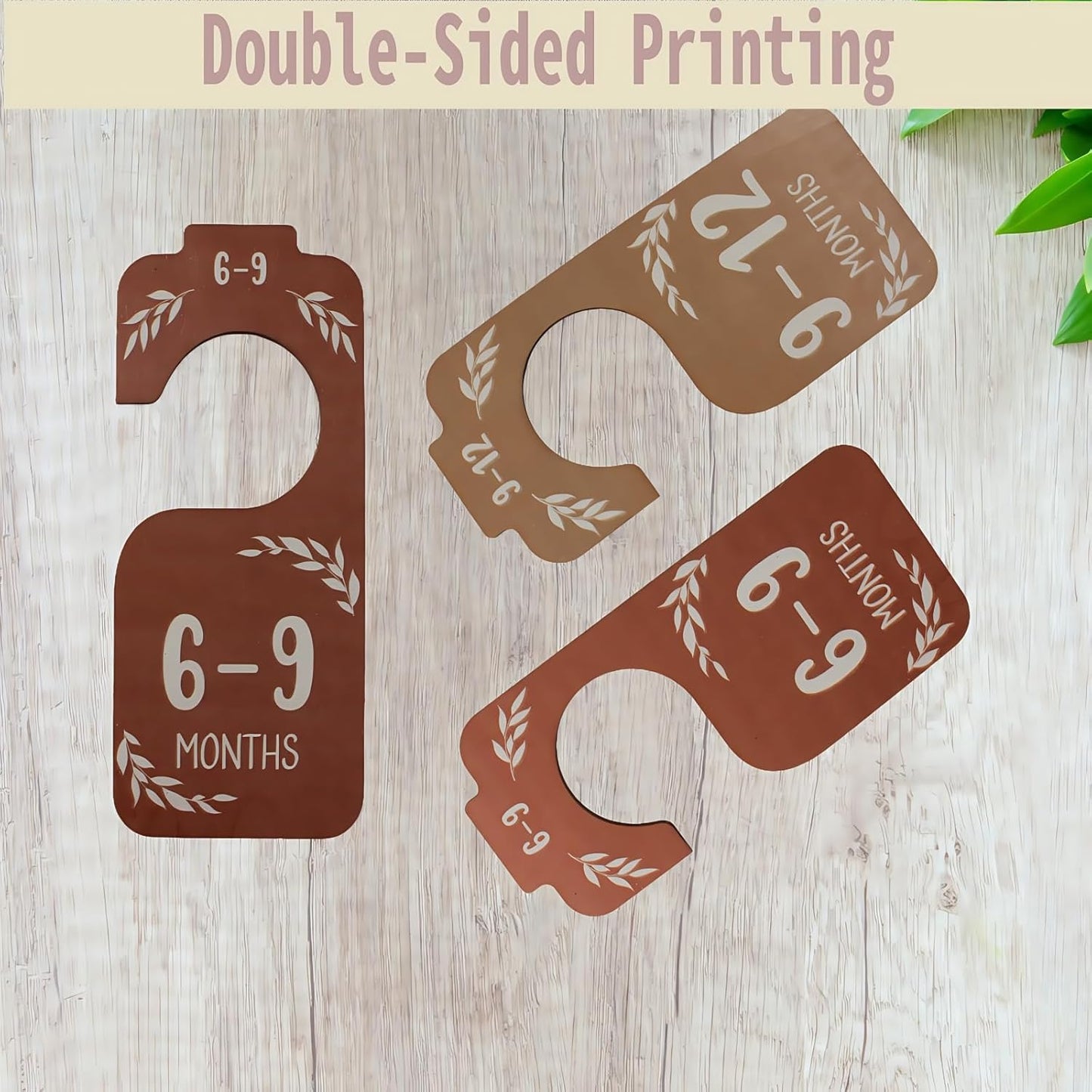 Wooden Baby Closet Dividers for Baby Clothes Organizer,Colorful Baby Closets Organizer for Nursery Decor,Baby Clothes Dividers for Closet Size Hangers for New Mom Dad Parents (Colorful)