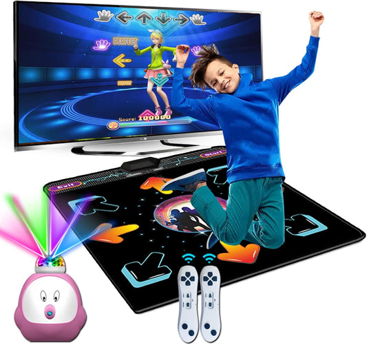 Dance Mat for Kids and Adults,Electronic Dance Mats for TV,Musical Dance Game Mat for Girls Boys with AR Camera,Birthday/Christmas Day Gifts for Kids Adults