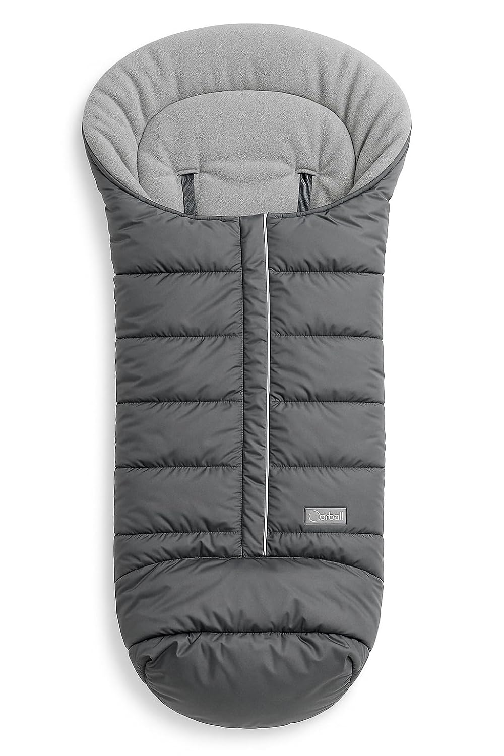 Orzbow Universal Stroller Bunting Bag with Extra Footmuff for Toddler, Kids, Warm Waterproof Stroller Blanket, Winter Cover, Baby Bunting Bag - Protect Babies from Cold Winds, Grey