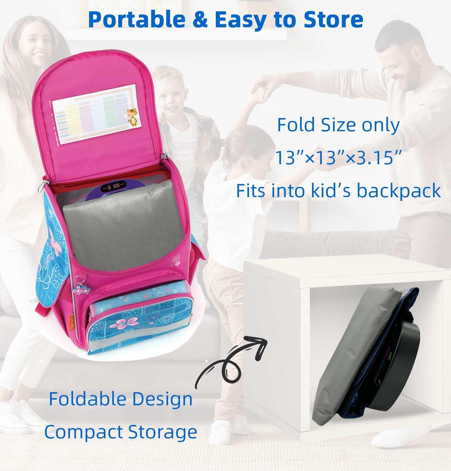 SUNLIN Light Up Dance Mat for Boys Girls Ages 3 4 5 6 7 8, Fun Toy Gift w/ 9 Light Up Keys & Bluetooth, Interactive Music Pad w/ 4 Game Modes & Adjustable Volume, Birthday Gift for Kids 3-12