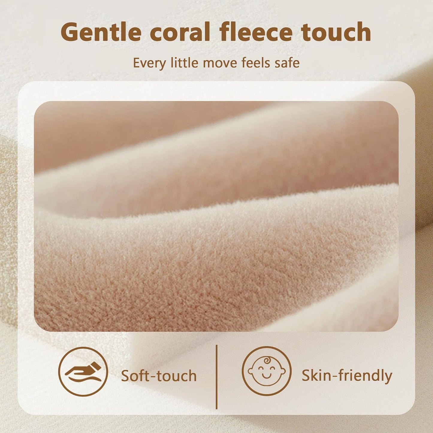 Baby Play Mat for Floor, 1.3'' Thick Memory Foam Tummy Time Mat - Super Soft Coral Velvet Nursery Rug with Non-Slip Backing, Crawling Mat for Toddlers/Infants, Yoga & Tatami Use, 50''x 50''