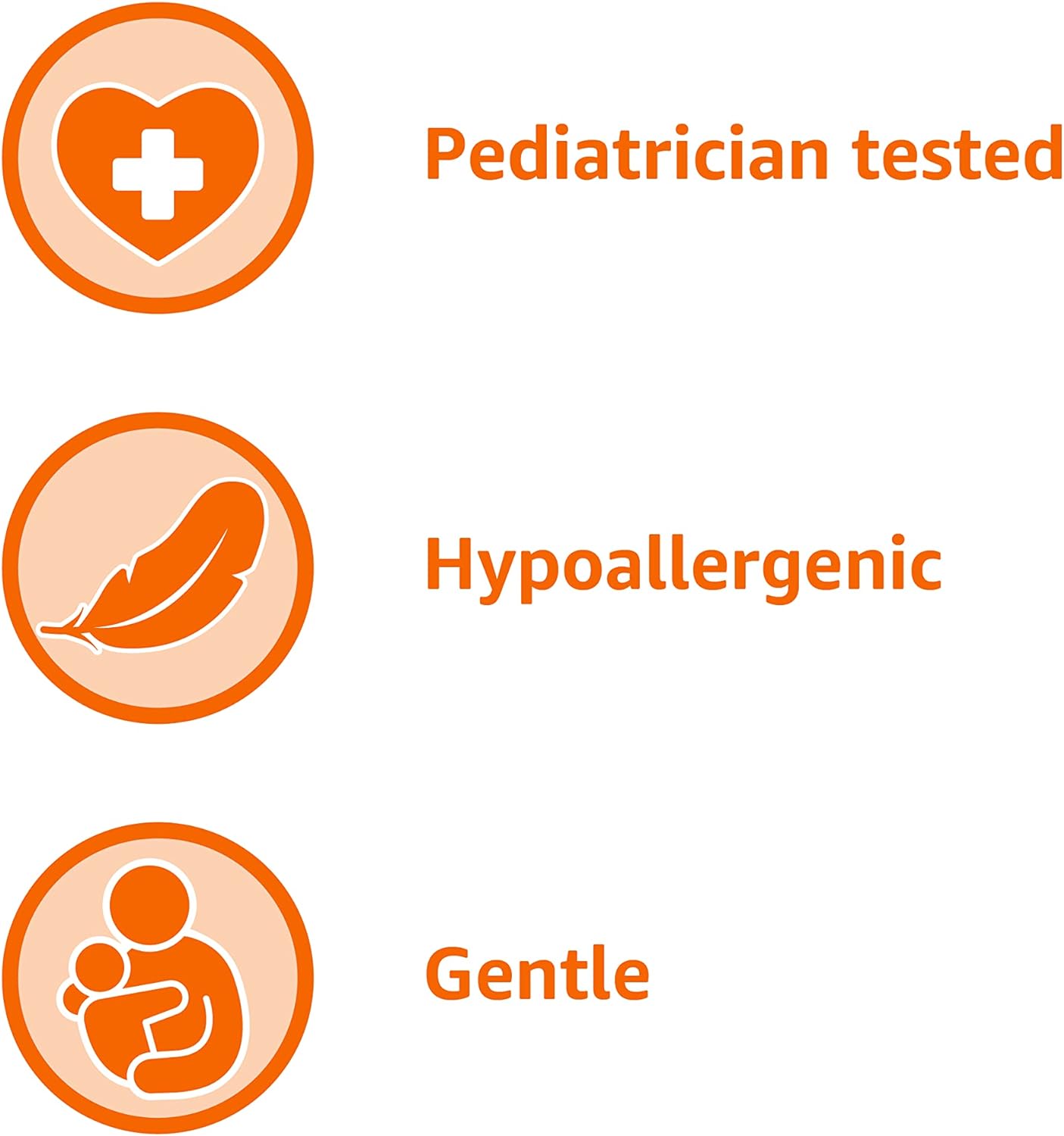 Amazon Basics Tear-Free Baby Hair and Body Wash, Lightly scented, 13.6 Fluid Ounce, 1-Pack