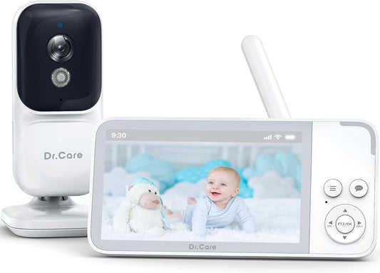 NeoView Video Baby Monitor -3.5” Screen, 2-Way Audio, Video Loop Recording, Night Vision, Real-Time/VOX Monitoring, Temperature Sensor, Lullabies, No Wi-Fi (Supports Up to 128GB)