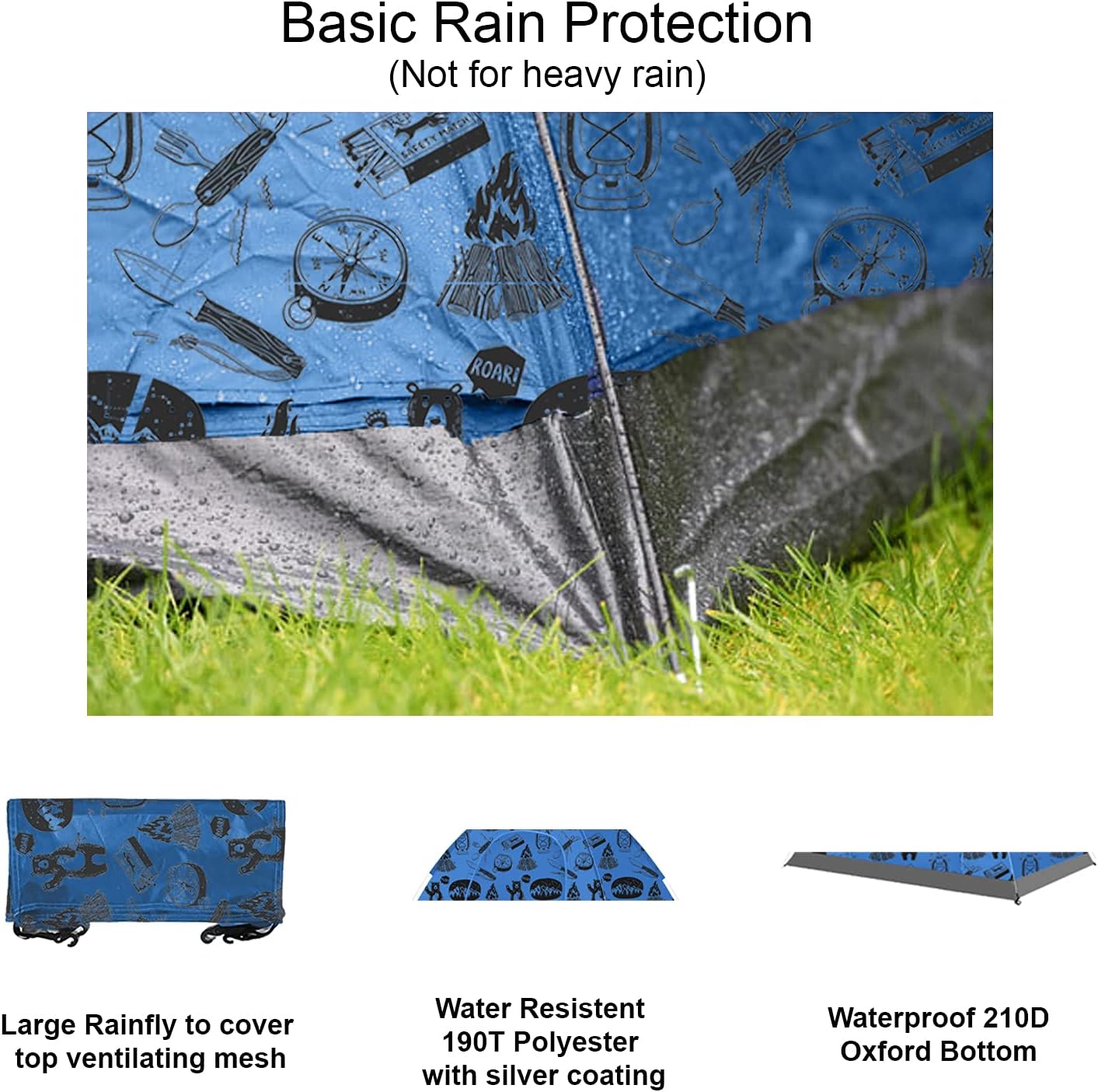 KidzAdventure 2 in 1 Indoor/Outdoor Tent for Kids, Small 1 or 2 Toddler/Kids Tent, Backpacking, Lightweight and Easy Pop up, Ideal for Backyard, Outside Camping, or Play Fort