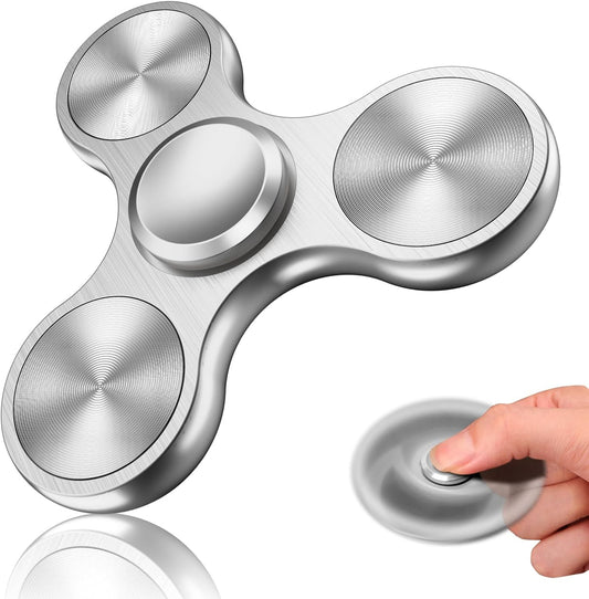 Fidget Spinners Toy, 3-8 Min Spins Time Stainless Steel Bearing Metal Fidget Spinner, EDC ADHD Stress Anxiety Relieves Fidgets Finger Toys, Novelty Toy for Kids and Adults