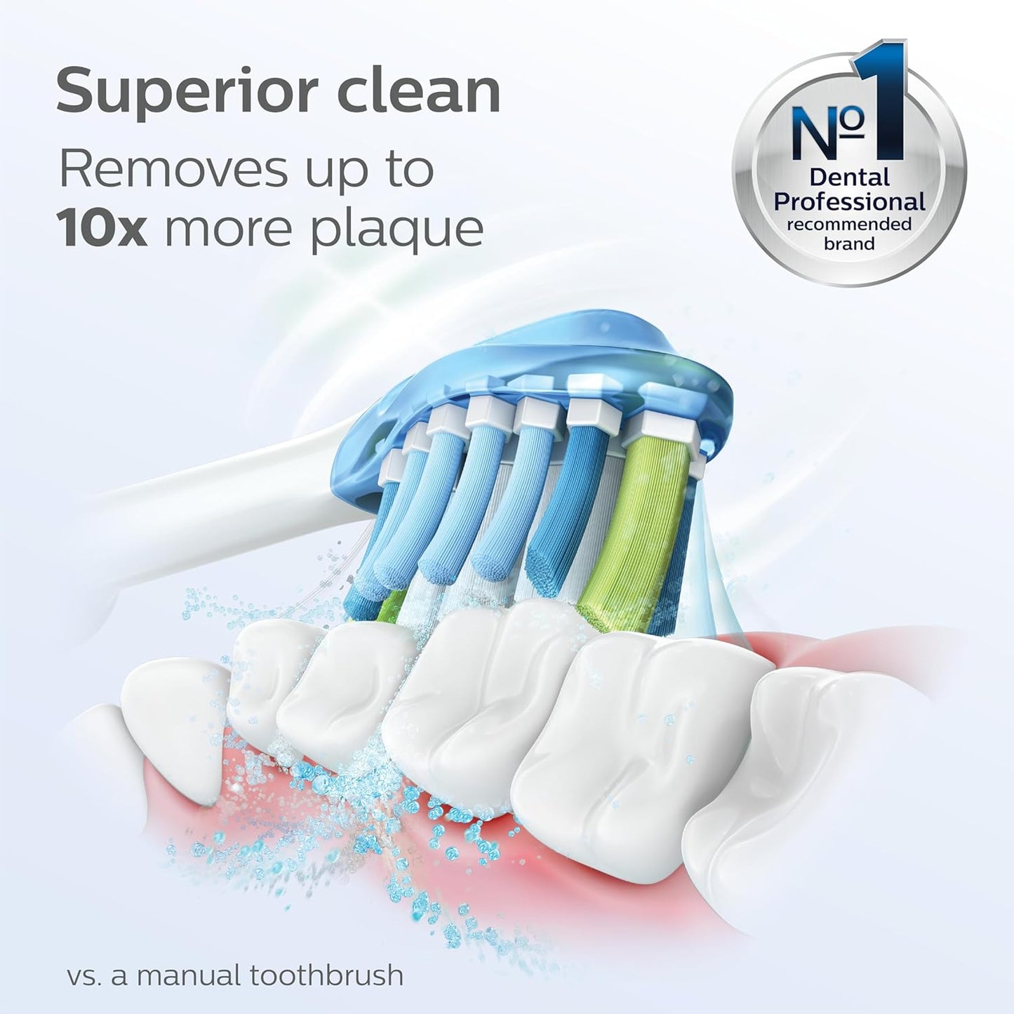 Philips Sonicare ExpertClean 7500 Black, Rechargeable Electric Power Toothbrush, HX9690/05