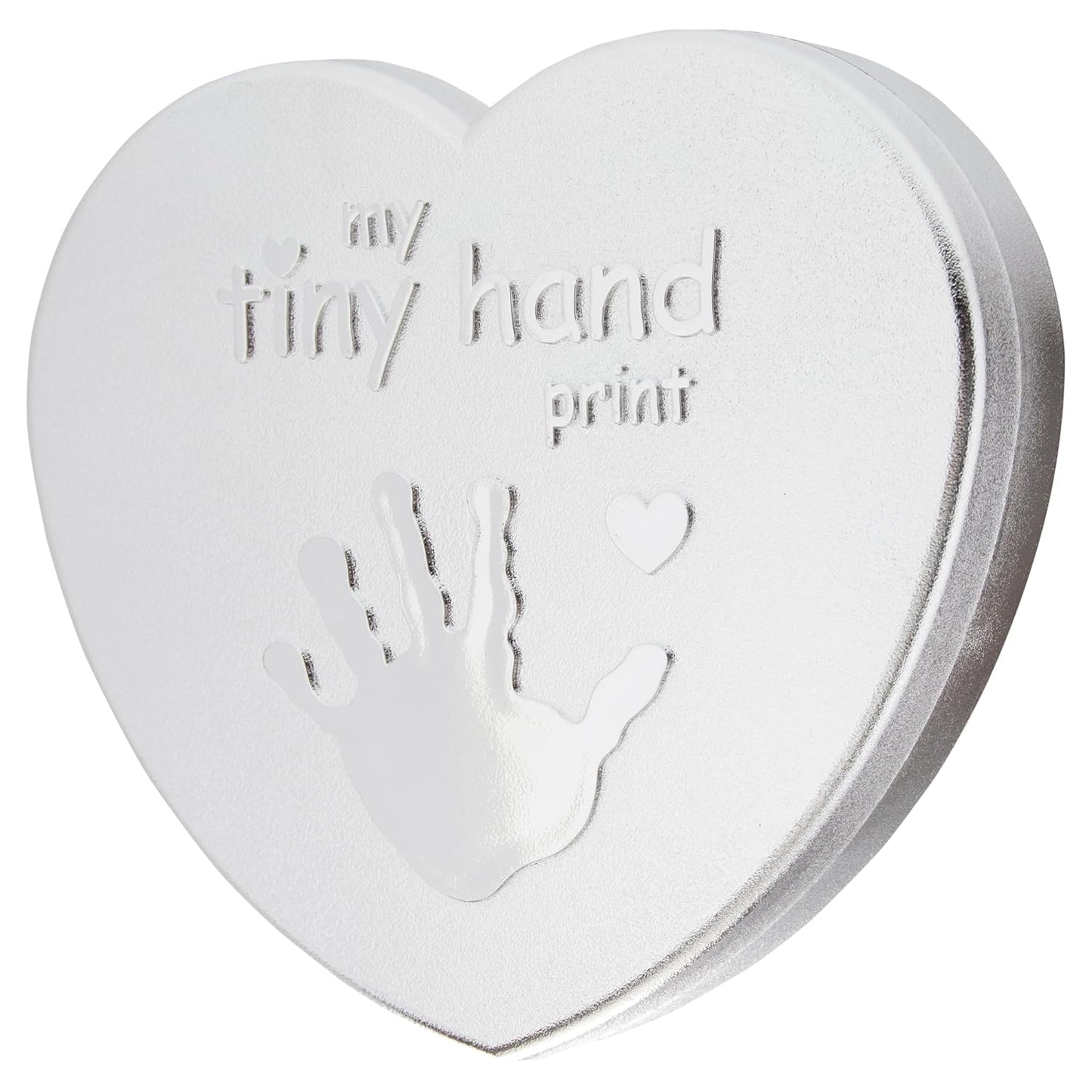 C.R. Gibson 3 Piece Baby Handprint & Footprint Kit, 6.5" x 6.25", Heart First