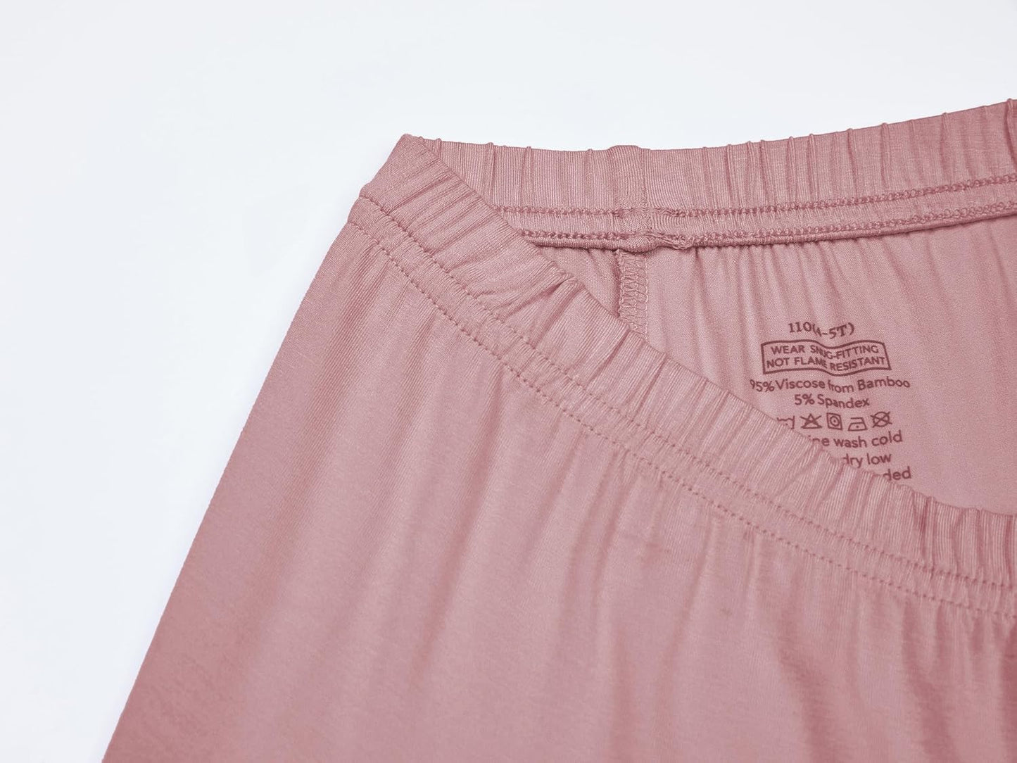 BABY 2T-10Y Toddler Kids Girls Boys Soft Comfy Viscose 2pcs Set Long Sleeve Plain Shirts and Pants Sets