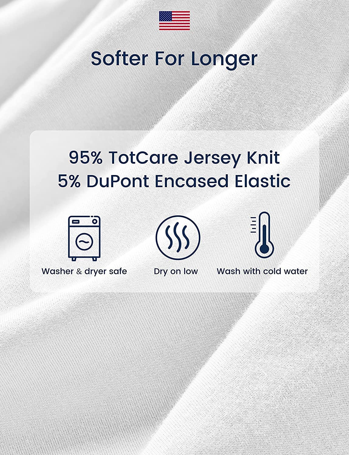 TotAha Premium Stretchy Changing Pad Covers (2-Pack)-Hypoallergenic, Silky Comfort, Buttery Soft, Calming Effect, All-Season Jersey-Knit 32 X 16 X 5''(Blue Flower & Small Floral)