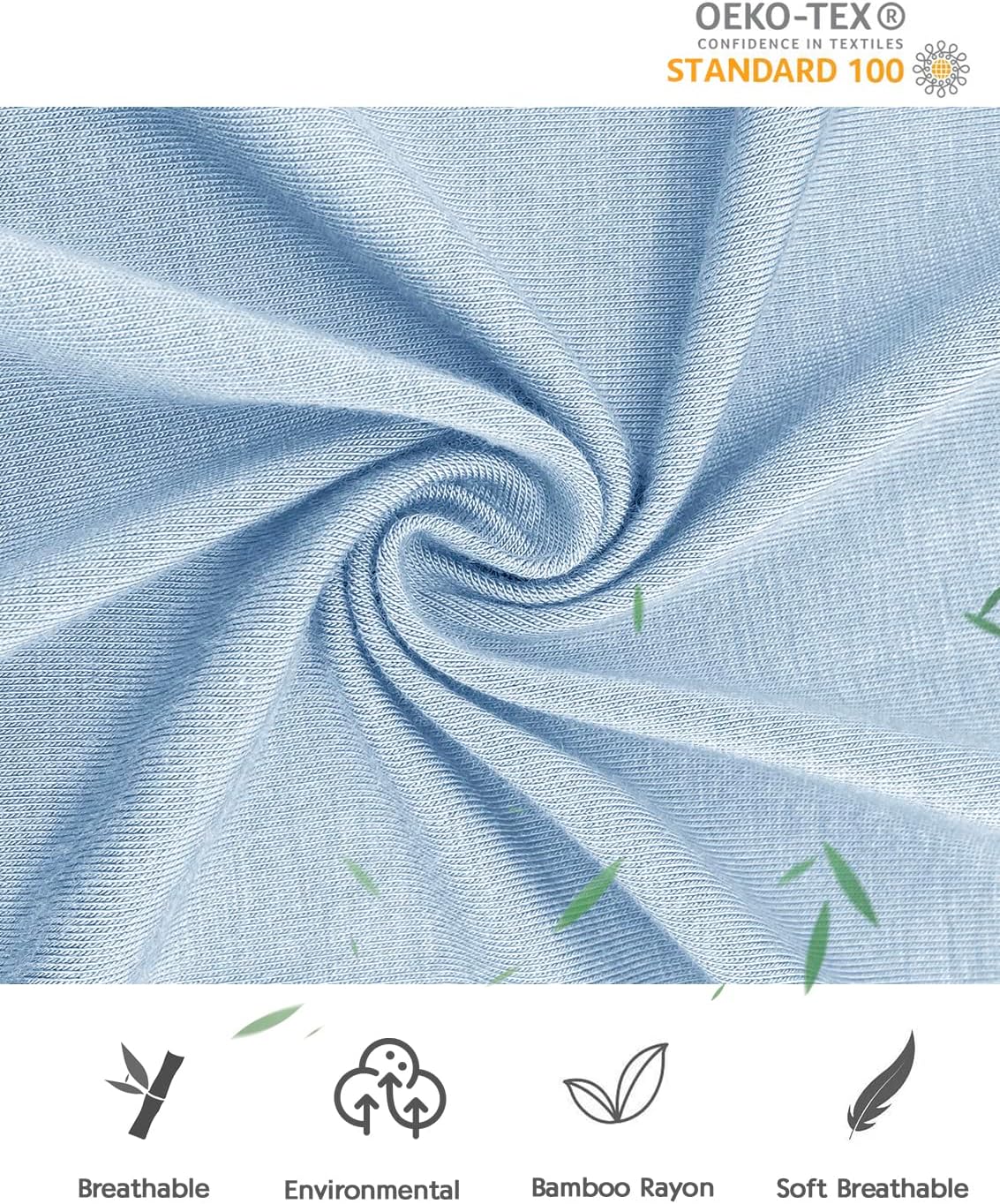 Jimonda Baby Romper Boys Girls Bamboo Pajamas 2-Way Zipper Footed Unisex Zip-Up Sleepers Sleep and Play pjs