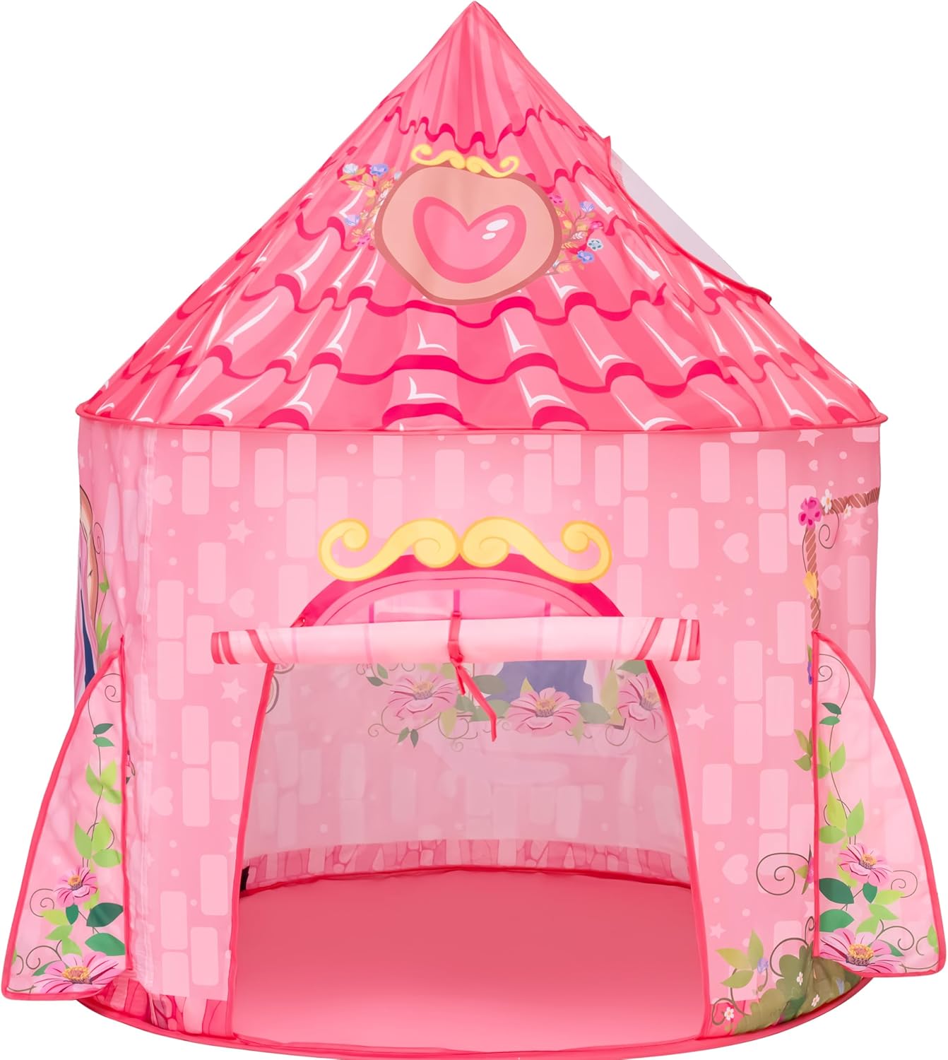 JOYIN Princess Tent Girls Large Playhouse Kids Castle Play Tent for Children, Pop Up Play House for Toddlers Indoor and Outdoor Games
