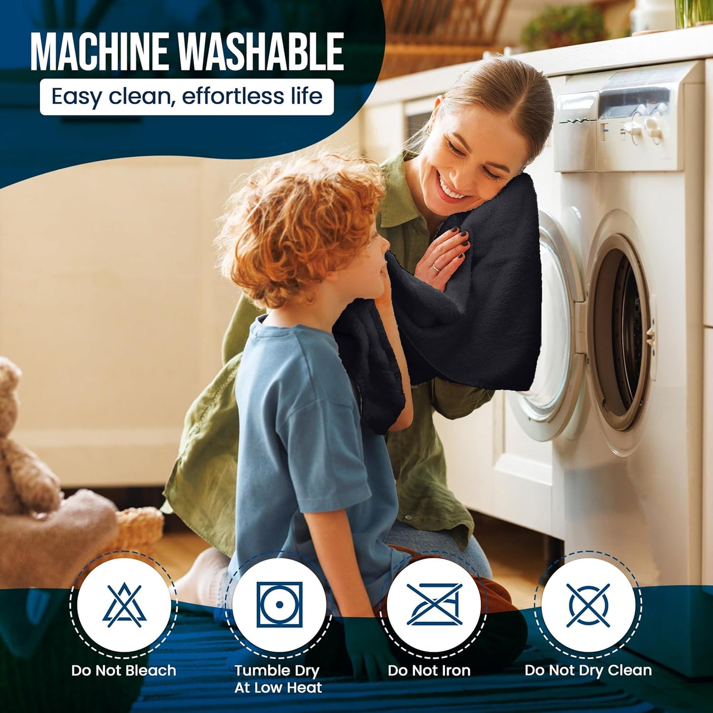 Utopia Bedding Waterproof Mattress Protector King Size, Premium Terry Mattress Cover 200 GSM, Breathable, Fitted Style with Stretchable Pockets (Black)