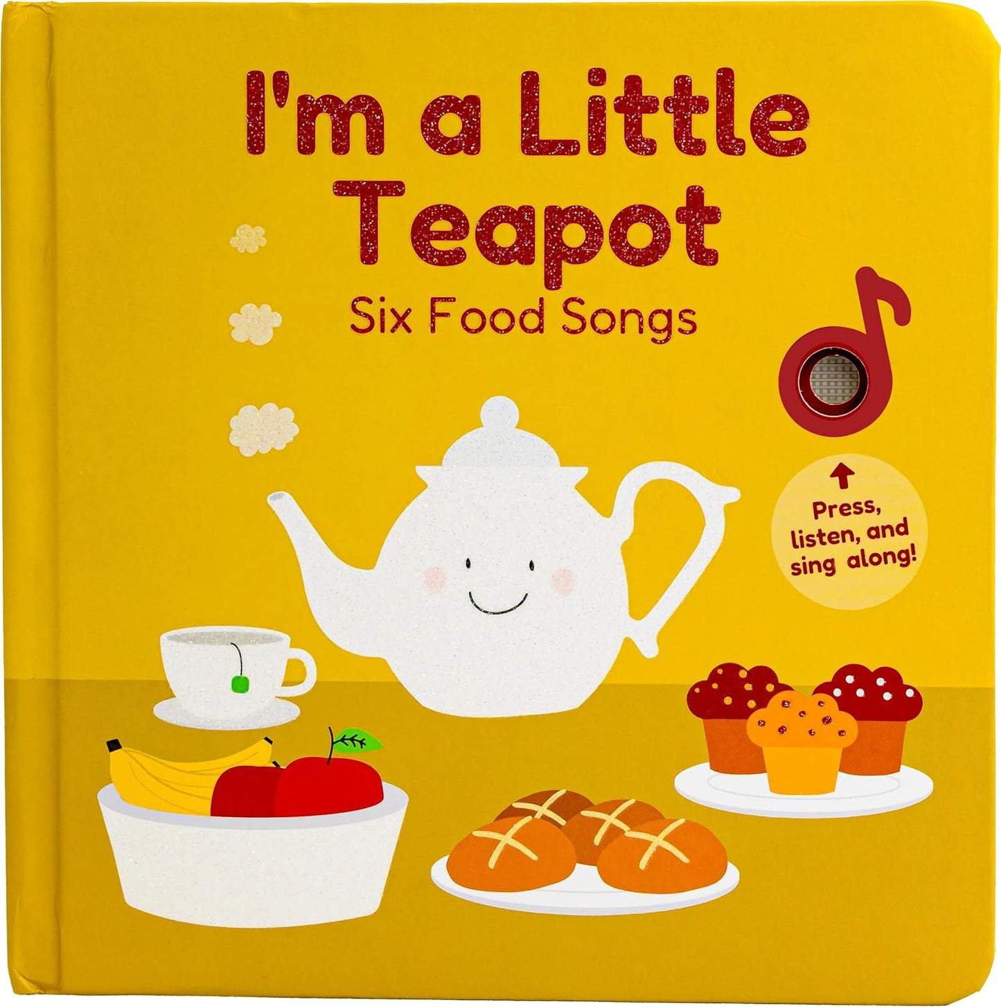Cali's Books I'm a Little Teapot Interactive Musical Book for Toddlers 1-3 | Books for 1 Year Old | Sound Book for Toddlers | Singing Books for Toddlers | Great
