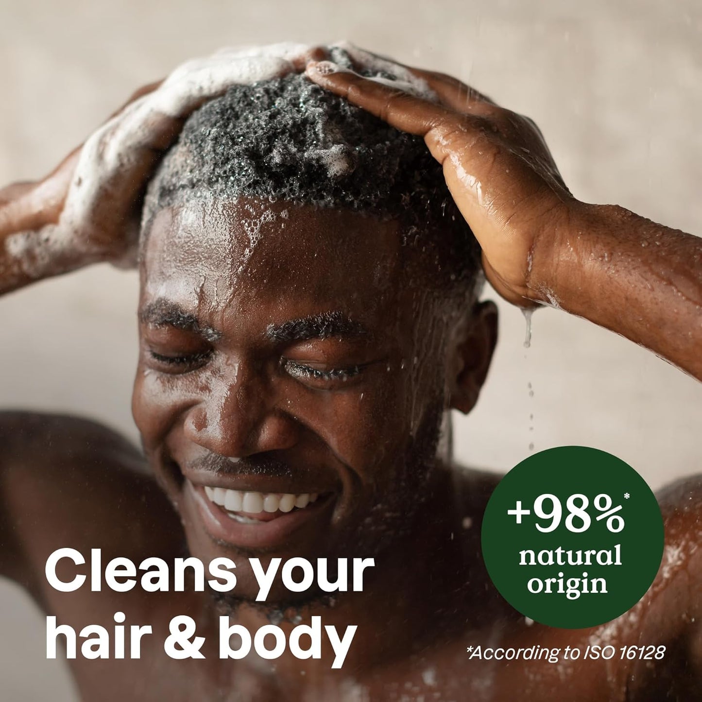 ATTITUDE 2-in-1 Body Wash and Hair Shampoo, EWG Verified Shower Gel, Dermatologically Tested, Made with Naturally Derived Ingredients, Vegan Personal Care, Sage and Rosemary, 16 Fl Oz