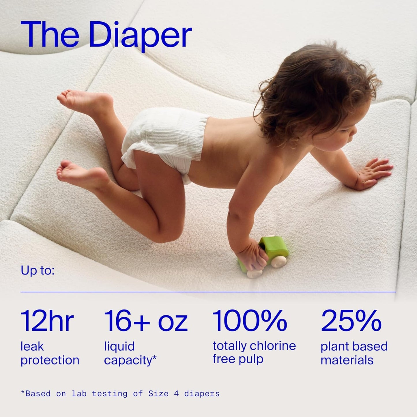 Coterie Baby Wipes + Diapers Kit, Size 2 Diapers (186 Count) & 12 Pack (672 Count) Baby Wipes with 99% Water, Plant Based Materials, Hypoallergenic for Sensitive Skin