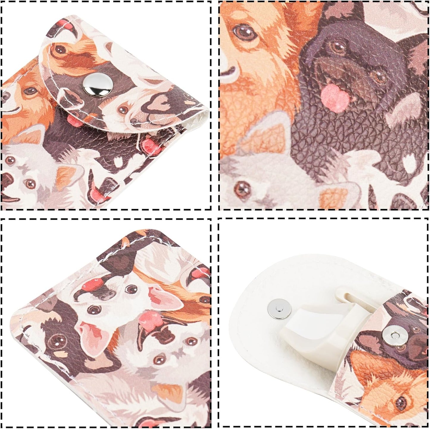 Recorder Instrument for Beginner Kids Adults,8-Hole Soprano Descant Recorder Music Flute with with Cleaning Rod & Leather Case For School Student Home Entertainment(2-Dense Dog)