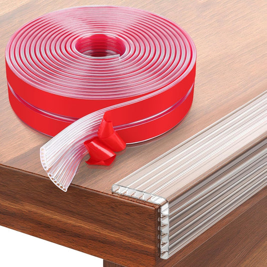 Baby Proofing 16.4ft Long (1.19" Wide) Corner Protector Baby Corner Guards Furniture Corner & Edge Safety Bumpers Clear Baby Proofing Bumper Cushion for Table Furniture Sharp Corners