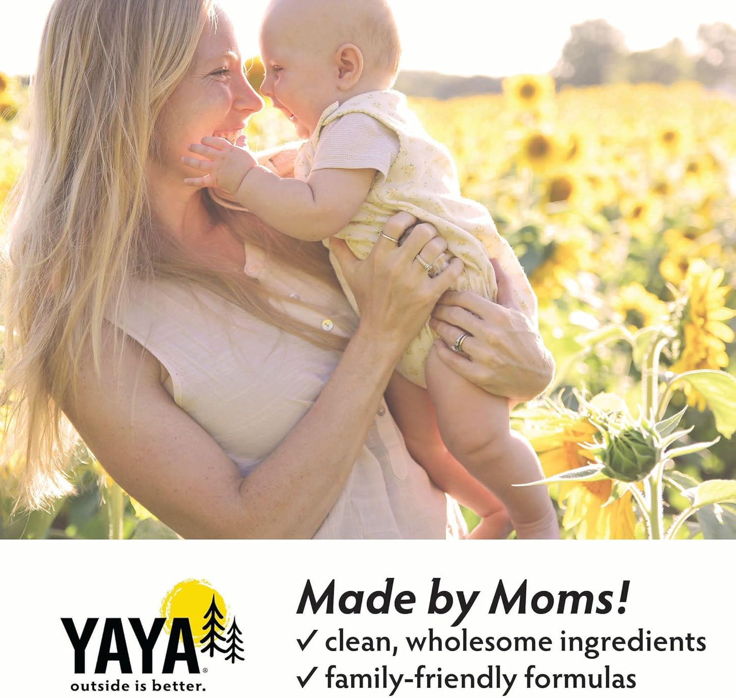 YAYA ORGANICS Baby Bug BAN Insect Repellent Wipes – All-Natural, DEET-Free, Non-Toxic, for Babies, Kids, Pregnant and Nursing Moms and Sensitive Skin (12 Count, Pack of 1)